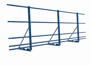 Ограждение с Фальцевым креплением ХК H=900 L=3000мм с 5-ю трубами (ТУ)