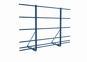 Ограждение с Фальцевым креплением ХК H=1200 L=2000мм с 6-ю трубами (ТУ)