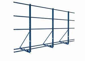 Ограждение с Фальцевым креплением ХК H=1200 L=3000мм с 5-ю трубами (ТУ)