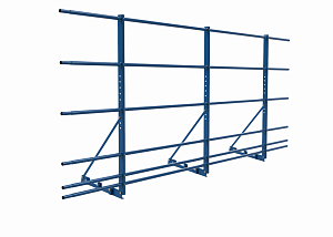 Ограждение с Фальцевым креплением ХК H=1200 L=3000мм с 6-ю трубами (ТУ)