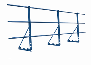Ограждение с Фальцевым креплением ХК H=900 L=3000мм с 3-я трубами (ТУ)