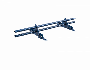 Снегозадержатель ROLLED на Фальцевую кровлю ОЦ с плоскоовальной трубой d40/20мм L=1000мм (2 опоры 1,2мм)