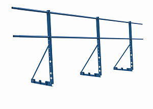 Ограждение с Фальцевым креплением ХК H=900 L=3000мм с 2-я трубами (ТУ)