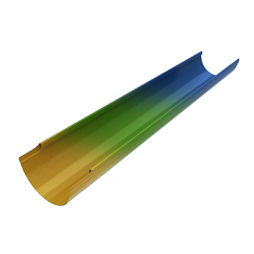 Желоб водосточный, D=160 мм, L 1.25 м., все цвета RAL