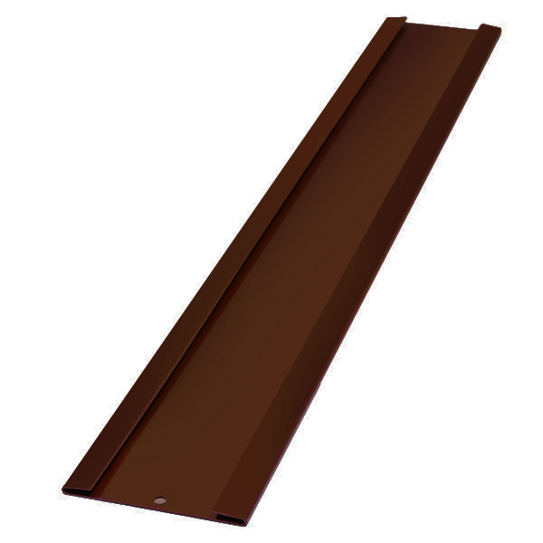 Планка стыковочная, 3м, Полимерное покрытие, RAL 8017 (Шоколадно-коричневый)