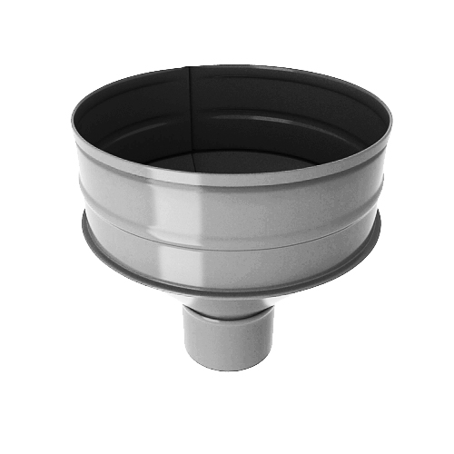 Водосборная воронка, диаметр 125 мм, Zn покрытие