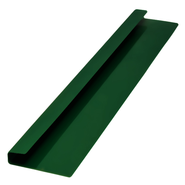 Джи-профиль, длина 3 м, Порошковое покрытие, RAL 6005 (Зеленый мох)
