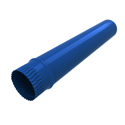 Труба водосточная, диаметр 125 мм, Порошковое покрытие, длина 1.25 м., RAL 5005 (Сигнальный синий)