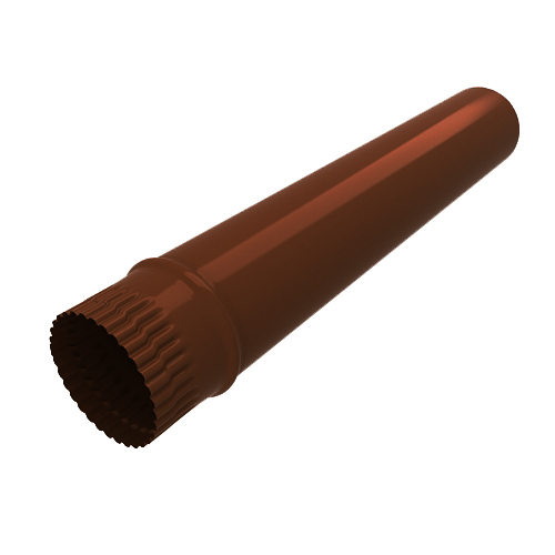 Труба водосточная, диаметр 200 мм, Порошковое покрытие, длина 1.25 м., RAL 8017 (Шоколадно-коричневый)