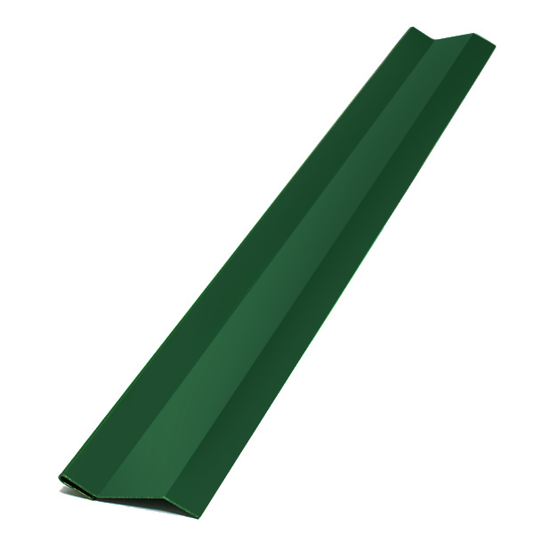 Планка начальная, длина 1.25 м, Полимерное покрытие, RAL 6005 (Зеленый мох)