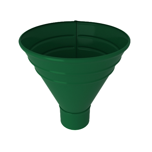Воронка конусная, диаметр 180 мм, RAL 6005 (Зеленый мох)