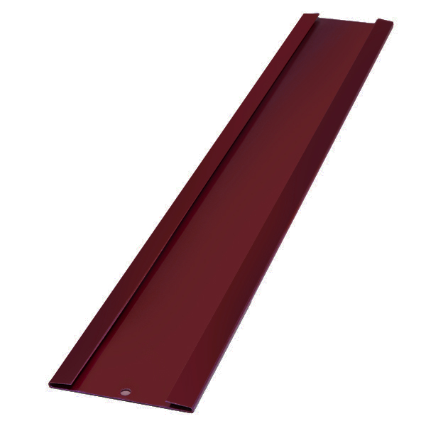 Планка стыковочная, 3м, Полимерное покрытие, RAL 3005 (Винно-красный)