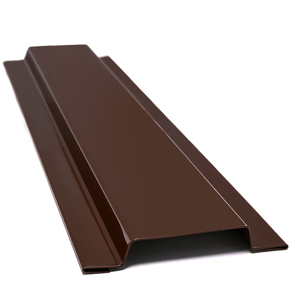 Нащельник для сэндвич-панелей, длина 3 м, Полимерное покрытие, RAL 8017 (Шоколадно-коричневый)