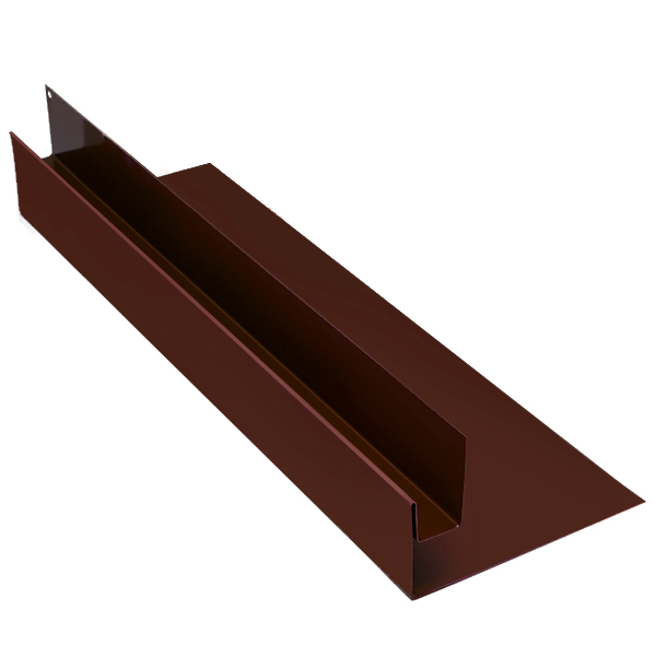 Планка оконная, длина 2 м, Полимерное покрытие, RAL 8017 (Шоколадно-коричневый)
