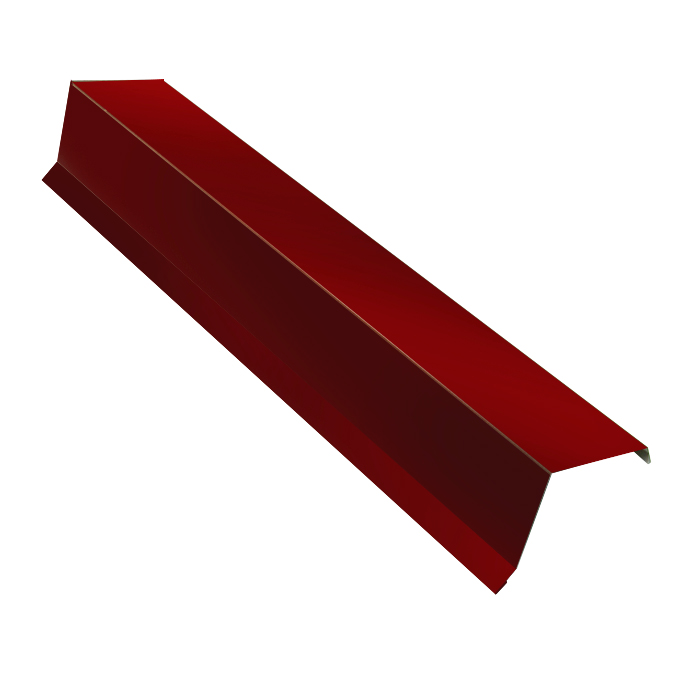 Планка ветровая, длина 1.25 м, Порошковое покрытие, RAL 3011 (Коричнево-красный) 