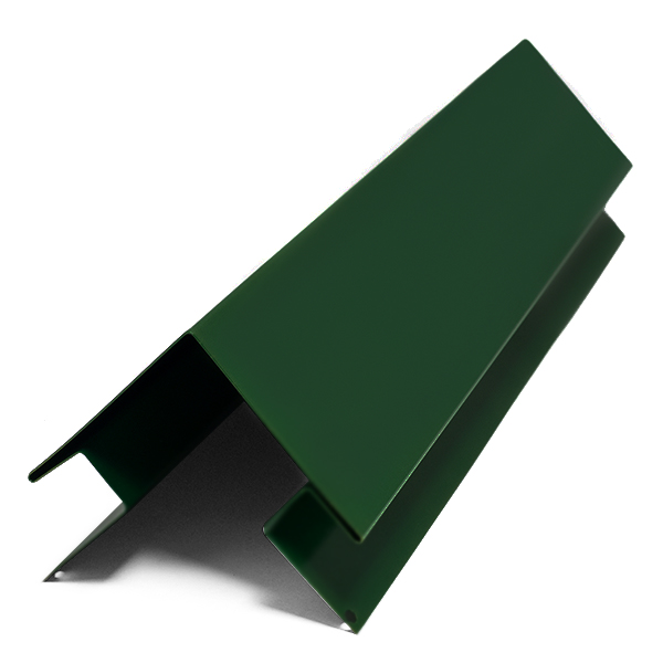 Угол внешний сложный, 2.5м, Полимерное покрытие, RAL 6005 (Зеленый мох)