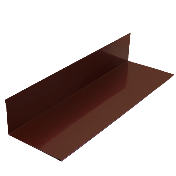 Откос оконный, длина 1.25 м, Полимерное покрытие, RAL 8017 (Шоколадно-коричневый)