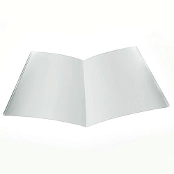 Планка ендовы нижняя 298х298х2000 RAL 9003