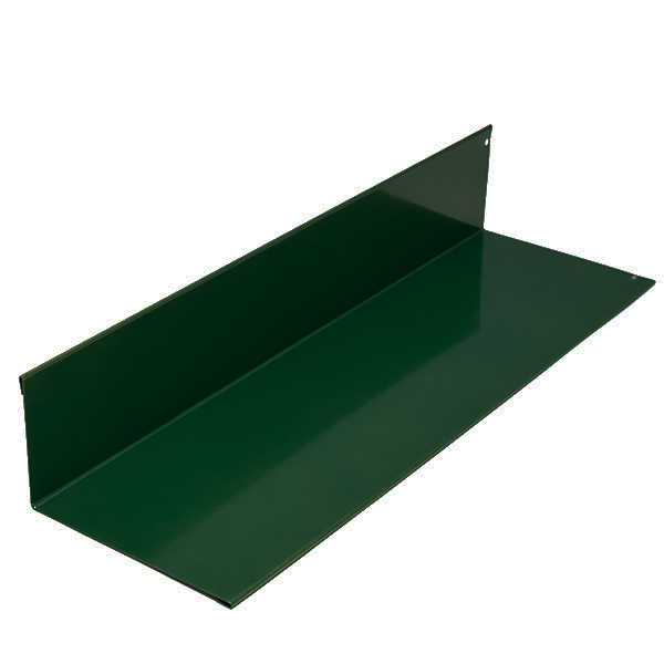 Откос оконный, длина 1.25 м, Полимерное покрытие, RAL 6005 (Зеленый мох)