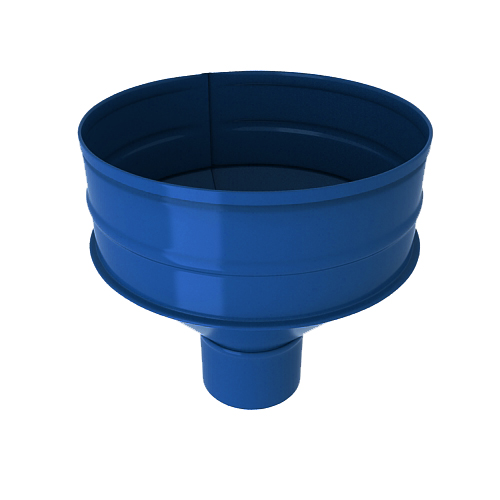 Водосборная воронка, диаметр 106 мм, RAL 5005 (Сигнальный синий)