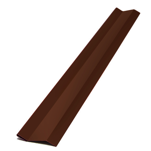 Планка начальная, длина 2 м, Полимерное покрытие, RAL 8017 (Шоколадно-коричневый)