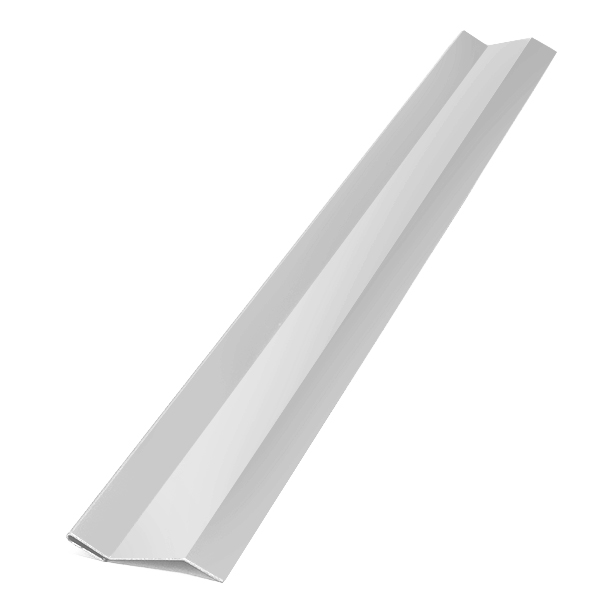 Планка начальная, длина 3 м, Порошковое покрытие, RAL 9010 (Белый)