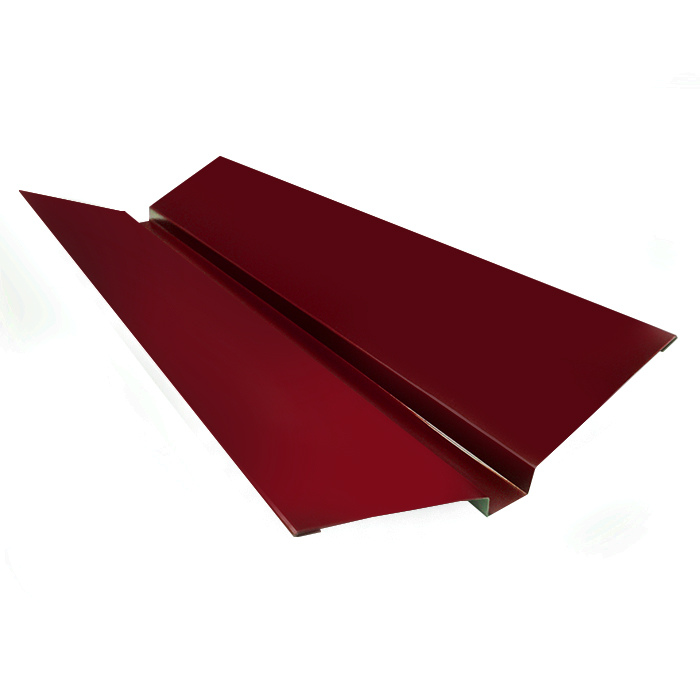 Ендова верхняя, длина 3 м, Порошковое покрытие, RAL 3005 (Винно-красный)