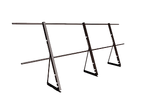 Ограждение кровли на Фальц H=1200мм L=3000мм Эконом RAL 8017