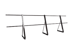 Ограждение кровли на Фальц H=900мм L=3000мм Zn RAL 8019