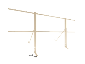 Ограждение кровли упрощенное H=900мм L=2000мм Эконом RAL 1014