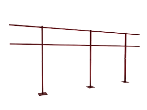 Ограждение кровли парапетное H=1200мм L=3000мм RAL 3003 (Тип 1)