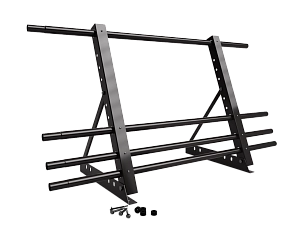 Ограждение кровли со снегозадержанием H=600мм L=2000мм Zn RAL 8019