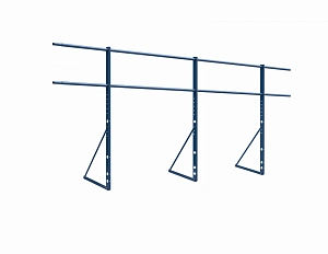 Ограждение DECO ОЦ универсальное H=1200 L=3000мм с 2-я трубами (ТУ)