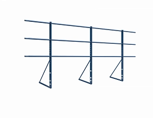 Ограждение DECO Оптимальное H=1200 L=3000мм с 3-я трубами (ТУ)