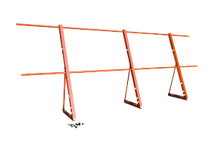 Ограждение кровли H=1200мм L=3000мм Оптимальное RAL 3003