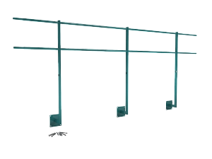 Ограждение кровли парапетное H=1200мм L=3000мм RAL 5021 (Тип 2)