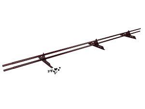 Снегозадержатель Трубчатый 25х2.0мм L=3000мм (3 Опоры) Эконом RAL 3005