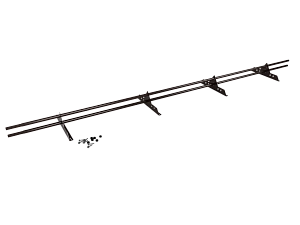 Снегозадержатель Трубчатый 25х1.5мм L=3000мм (4 Опоры) Zn RAL 8017