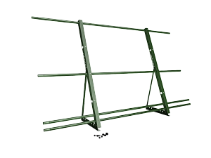 Ограждение кровли со снегозадержанием H=1200мм L=2000мм Zn RAL 6002
