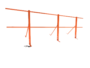 Ограждение кровли упрощенное H=900мм L=3000мм Эконом RAL 2004