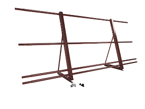 Ограждение кровли со снегозадержанием H=900мм L=2000мм Zn RAL 3009