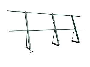 Ограждение кровли H=1200мм L=3000мм Zn RAL 6005
