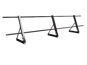 Ограждение кровли на Фальц H=600мм L=3000мм Zn RAL 8019