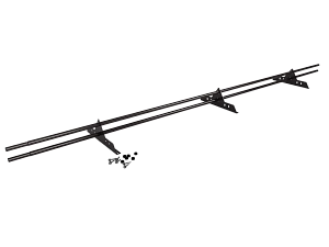 Снегозадержатель Трубчатый 25х1.5мм L=3000мм (3 Опоры) Zn RAL 8019