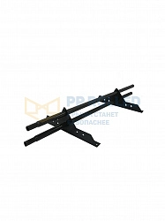 Снегозадержатель Трубчатый 25х2.0мм L=1000мм (2 Опоры) Эконом RAL 6018