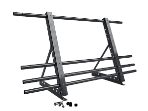 Ограждение кровли со снегозадержанием H=600мм L=2000мм Zn RAL 7024