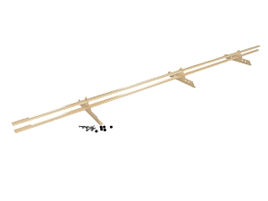 Снегозадержатель Трубчатый 40\20х1.0мм L=3000мм (3 Опоры) Эконом RAL 1014