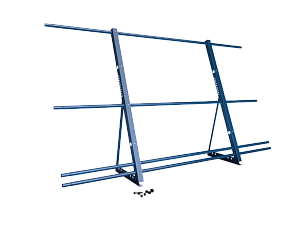 Ограждение кровли со снегозадержанием H=1200мм L=2000мм Zn RAL 5005