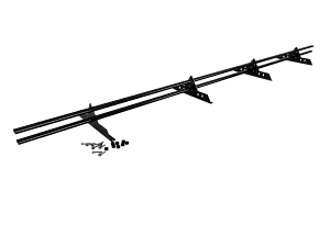 Снегозадержатель Трубчатый 40\20х1.0мм L=3000мм (4 Опоры) Эконом RAL 9005