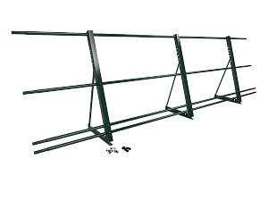 Ограждение кровли со снегозадержанием H=900мм L=3000мм Эконом RAL 6005